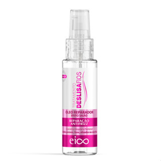 Eico Óleo Reparador de Pontas Protetor Térmico Tratamento Deslisa Fios 60ml Reparação Antifrizz Brilho Filtro Solar