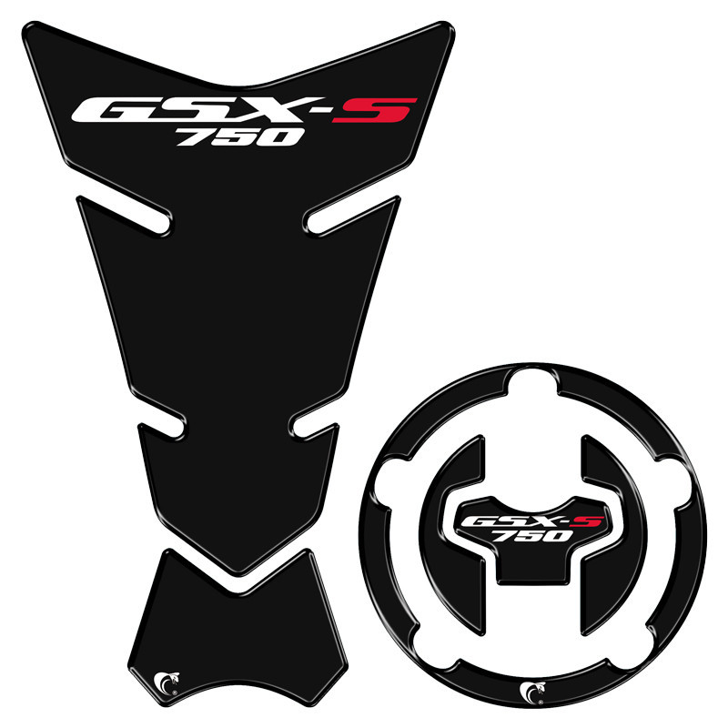 Adesivo Resinado Protetor De Tanque Motos Suzuki GSX-S 750 PRETO
