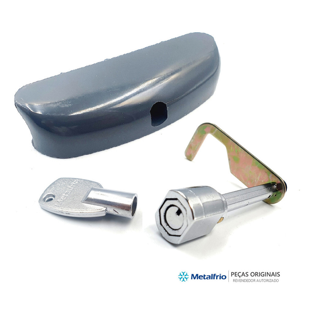 Puxador Freezer Metalfrio Da550/420 Cinza Escuro Original