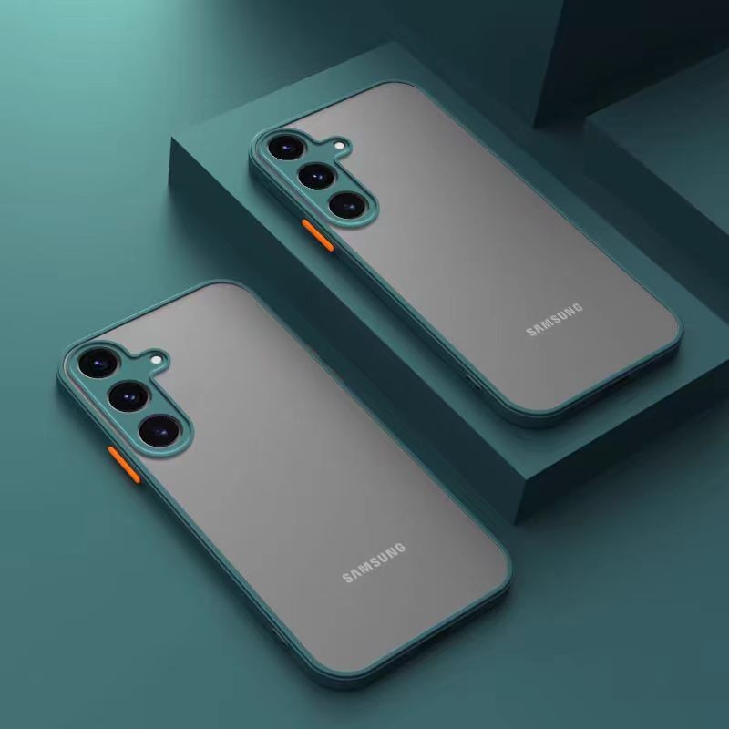 Caixa Para Samsung Galaxy A15 A35 A55 Capa De Silicone Líquido A14 A54 A34 Funda Coque Matte Telefone Transparente