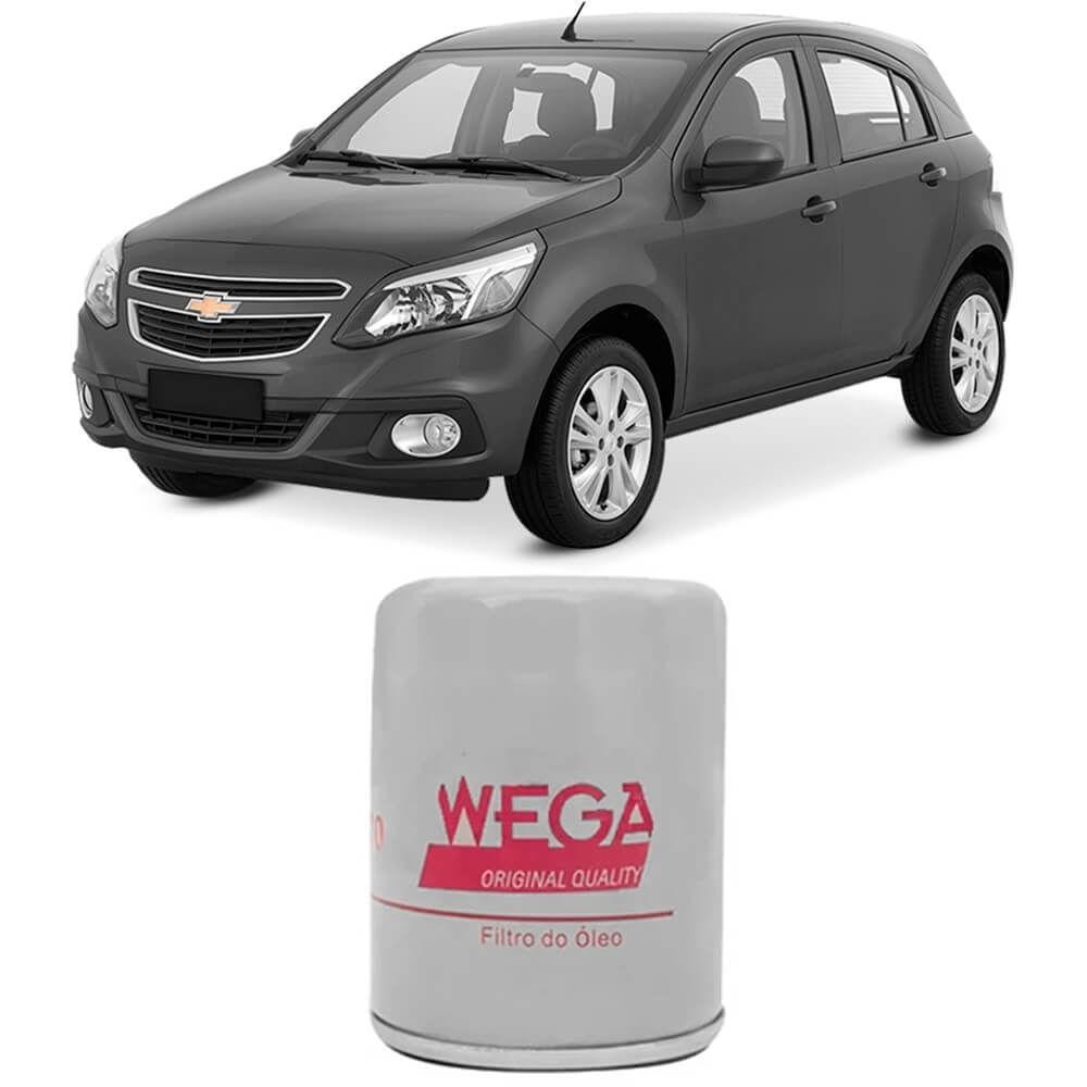Filtro Óleo Chevrolet Agile 1.4 2010 A 2014 Wega