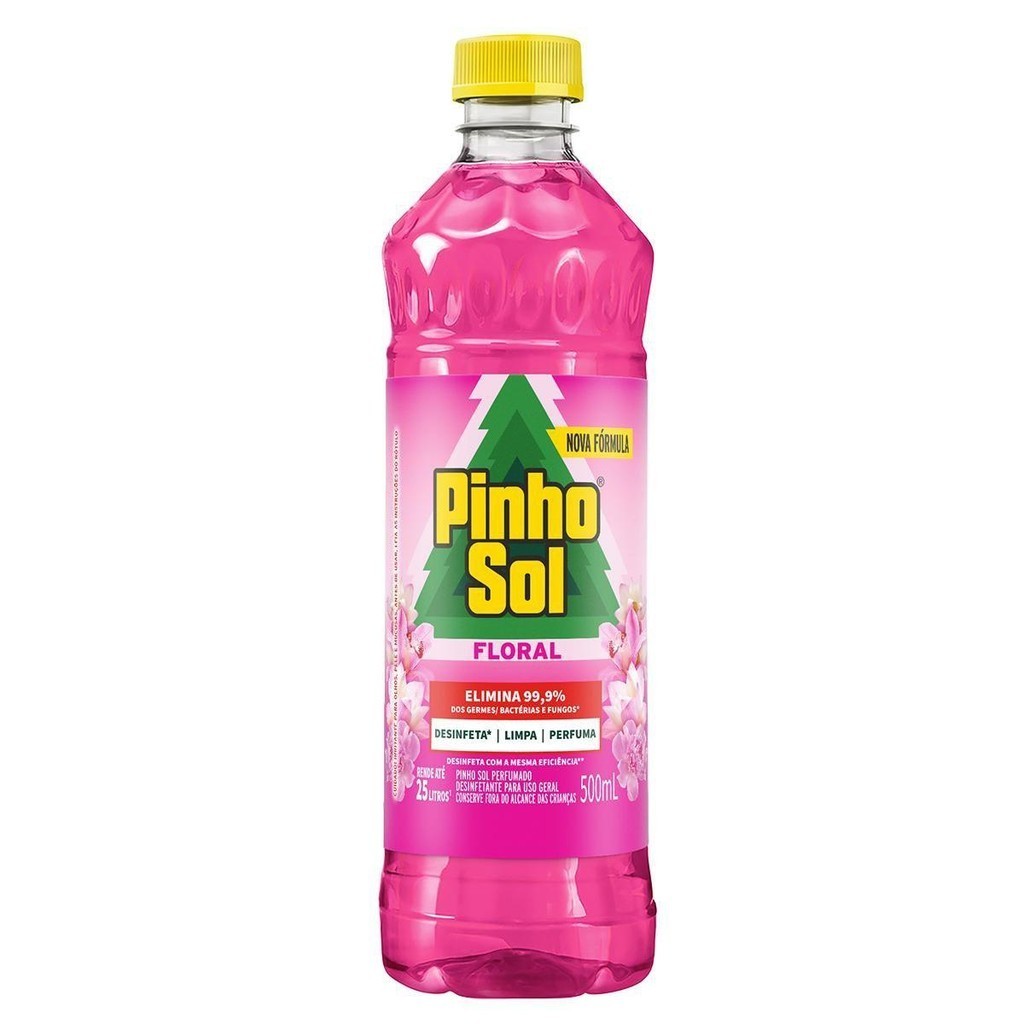 Desinfetante Pinho Sol Perfumado Floral 500ml - Home & Living