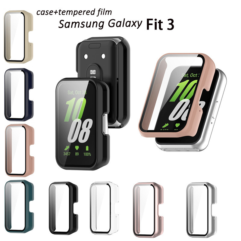 Capa Para Samsung Galaxy Fit 3 Fit3 SM-R390 Hard PC Frame Bumper Cover Case + HD