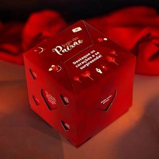 10 CAIXA CUBO JOGO DA PAIXAO 10,5x10x10 cm 4939 (Namorados 2025)// em Oferta na Shopee