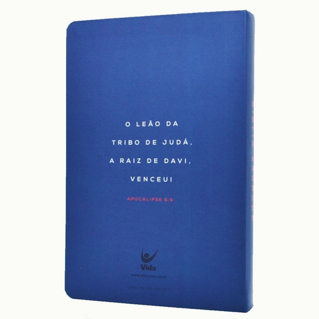 Bíblia Sagrada | Almeida Edição Contemporânea | Letra Grande | Luxo Azul | Editora Vida · foto 2