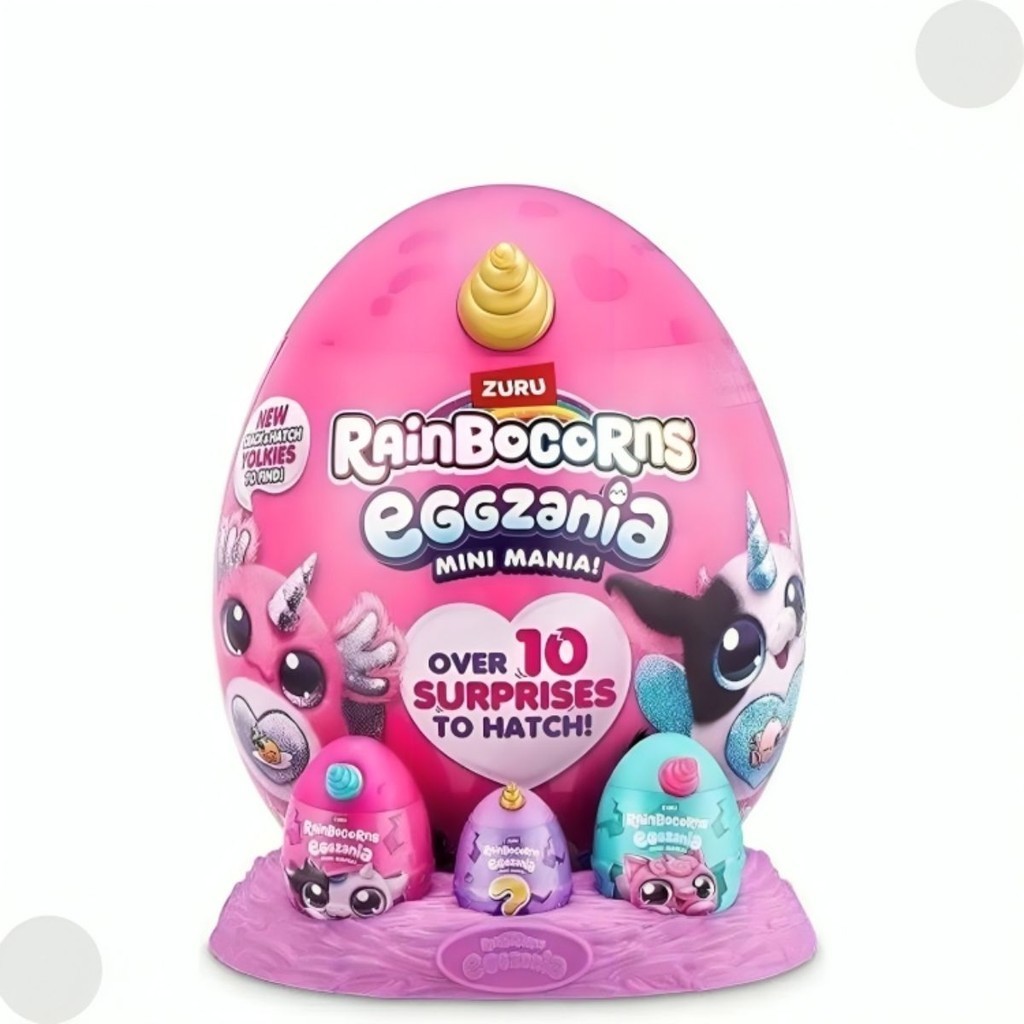 Detalhes do Pelúcia Rainbocorns Eggzania Ovo Surpresa Dourado F01499 Fun