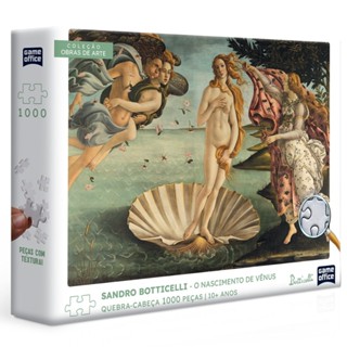 QUEBRA CABEÇA O NASCIMENTO DE VÊNUS SANDRO BOTTICELLI 1000 PEÇAS TOYSTER COLEÇÃO OBRAS ARTE PUZZLE em Oferta na Shopee