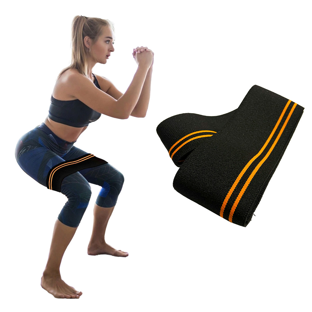 Hip Band Médio Faixa Elástica Resistente Thera Band Elastico Treino Funcional Alongamento Pilates Yoga Perna Agachamento