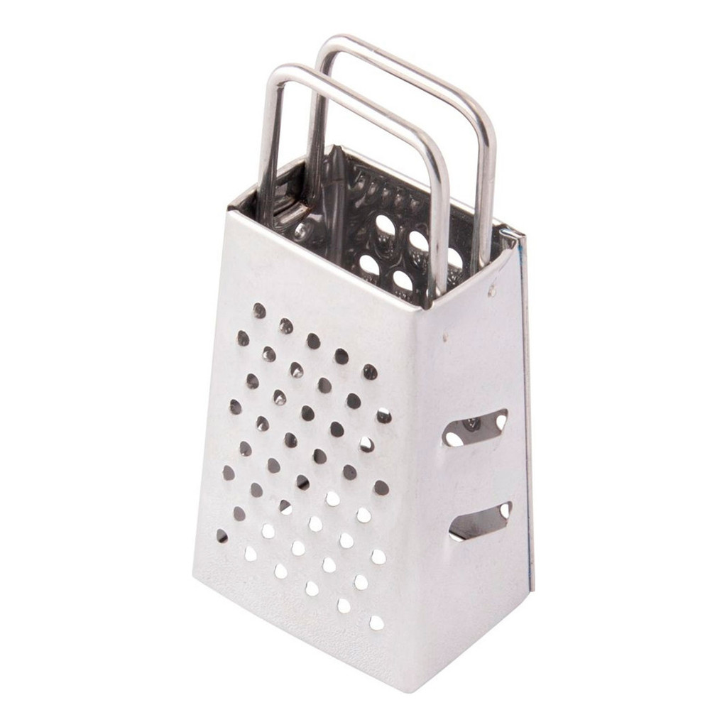 Mini Ralador Em Aço Inox 4 Faces