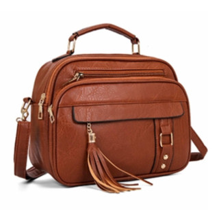 Bolsa Feminina Com Alça Lateral Transversal Faixa de Mão De Couro S2420 JZ em Oferta na Shopee