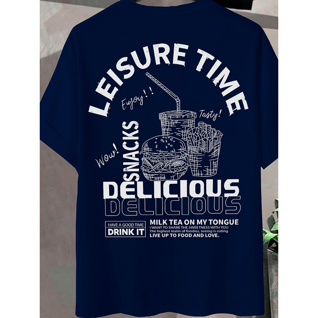 Camiseta Larga Academia Fit Casual Blusa Oversized Estilosa Camisa Manga Curta Leisure Time