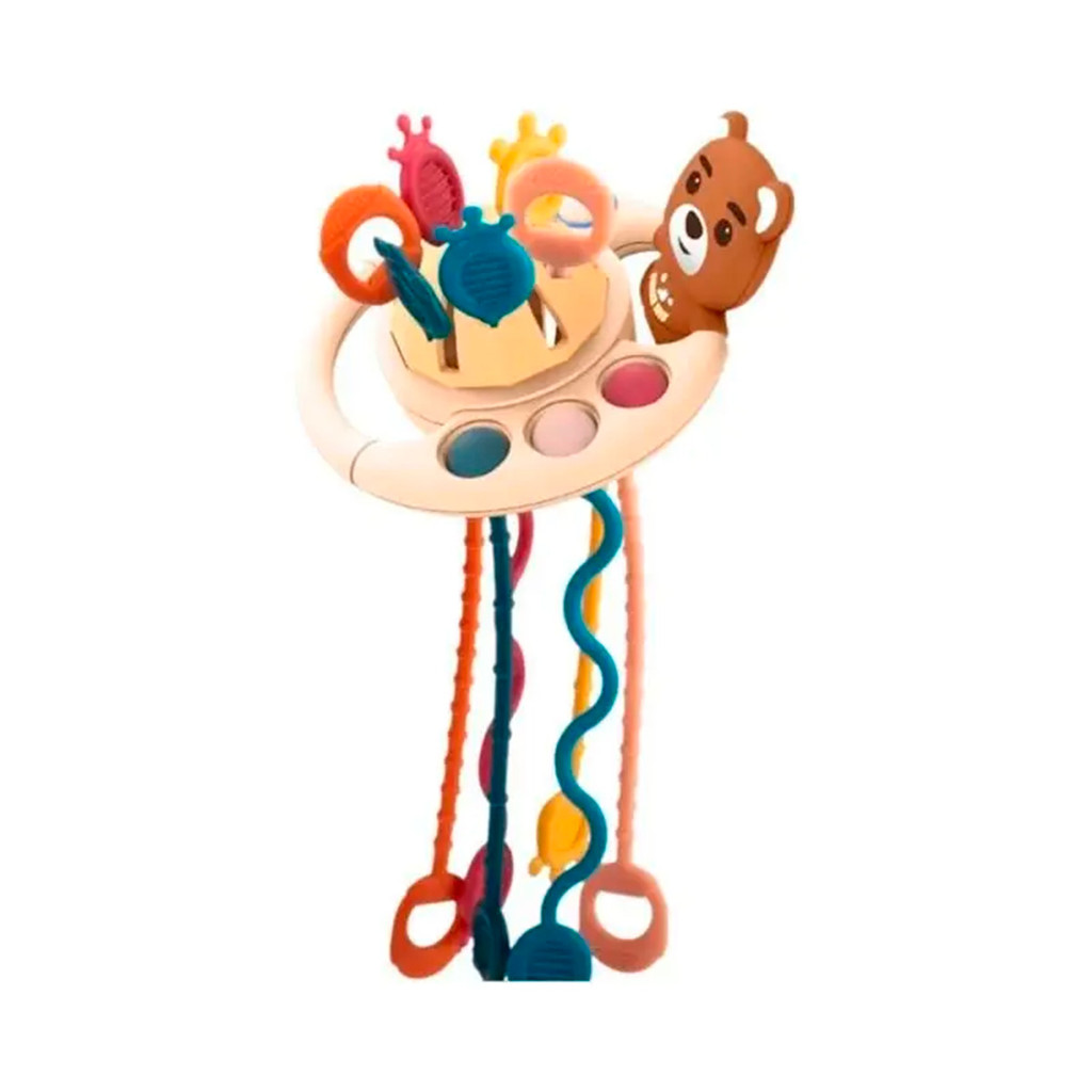 Mordedor Sensorial Silicone Brinquedo Cordão 001365