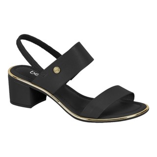 Sandalia Beira Rio Salto Bloco Medio Casual Feminina Macia Original em Oferta na Shopee