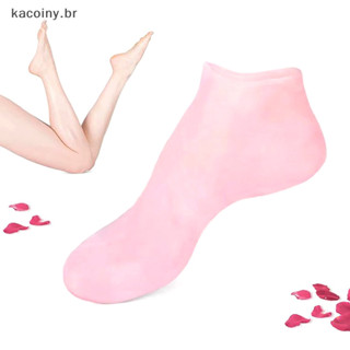 kainy 2Pcs Meias De Silicone Para Cuidados Com Os Pés Em Gel Hidratante Anti-Rachaduras Pele Morta Remover Ferramentas Protetoras BR