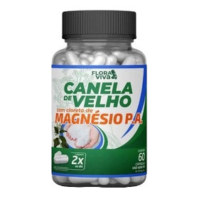 Canela de Velho cloreto De Magnésio 500mg 60 Cáps