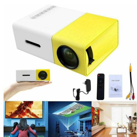 Projetor Portátil Pocket HD 1080P Led Mini YG300 Video Theater Sistema HDMI Móvel Compatível Com USB