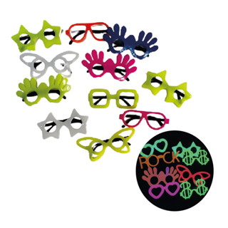 kit 20 óculos neon divertidos sortido neon óculos para festa em Oferta na Shopee