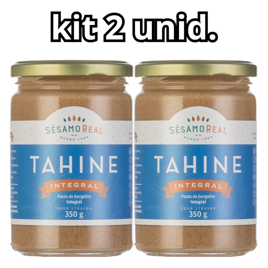 KIT 2 unid Tahine Integral 320g - Sésamo Real 