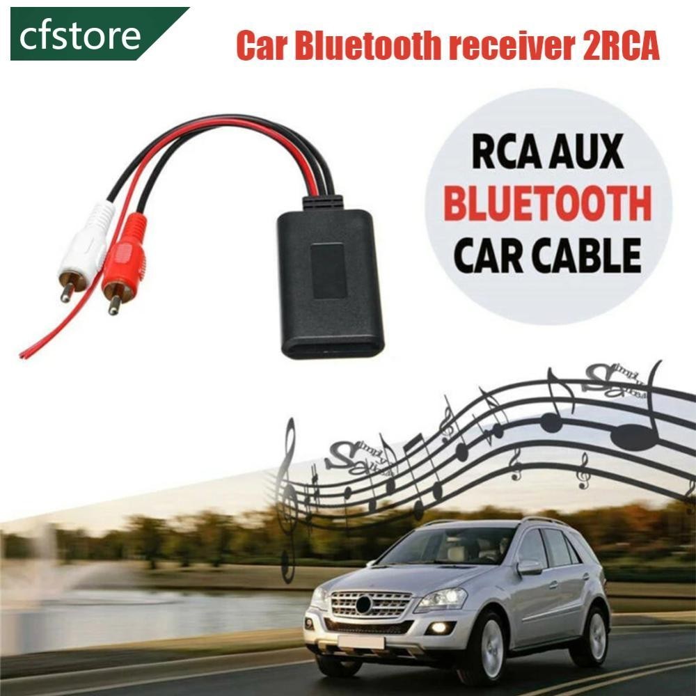 Módulo Receptor Sem Fio Bluetooth Para Carro AUX Adaptador De Música Estéreo De Áudio Veículos De Interface 2RCA R7X4 em Oferta na Shopee