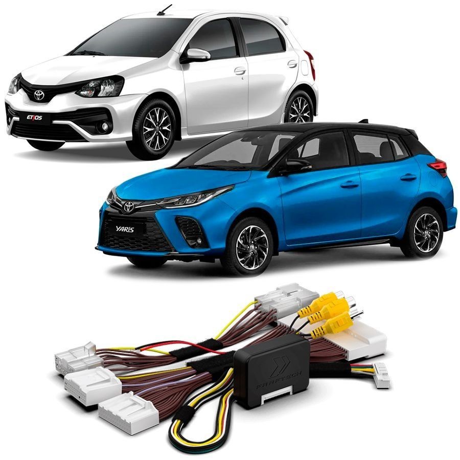 Interface Para Câmera Traseira e Frontal Toyota Etios Yaris FT-FRC-TY2