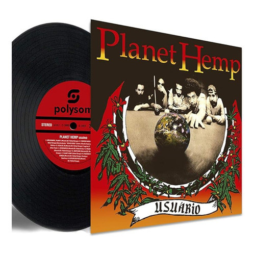 Lp Vinil Planet Hemp Usuário 180g Polysom Lacrado