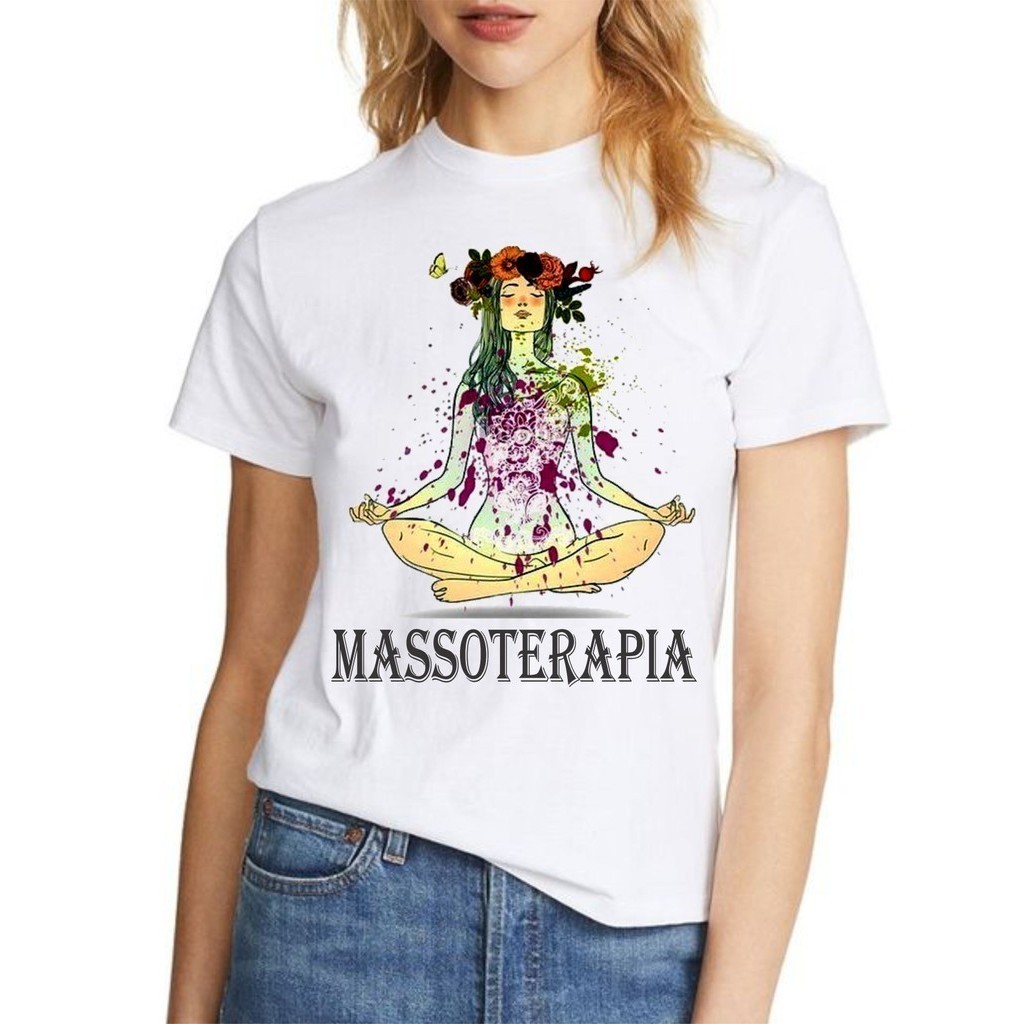 Camisa Camiseta Camiseta  Massoterapia Blusa T-shirt 921 SH. CP