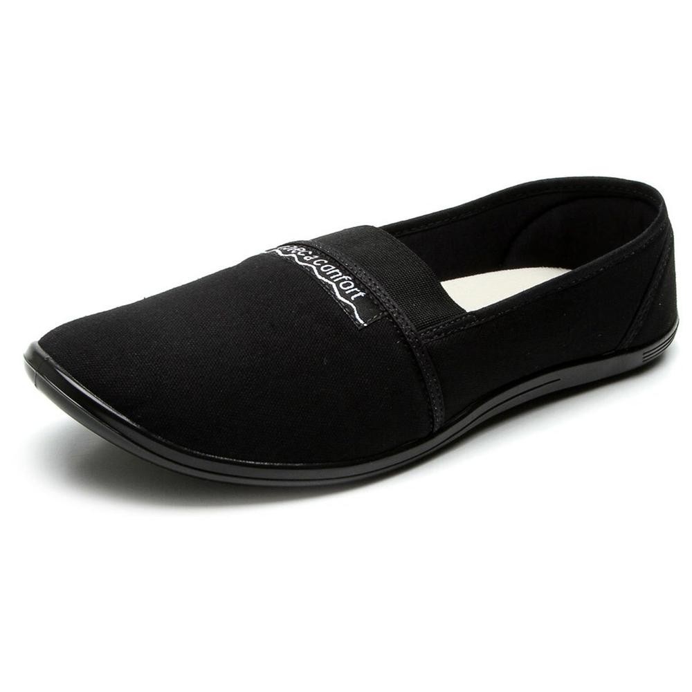 Alpargata Moleca Tecido Lona Feminina - Preto - Men Shoes