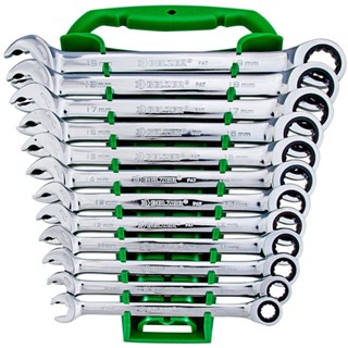 Jogo de chave combinada com catraca 8 a 19 mm 12 peças - Speed Belzer