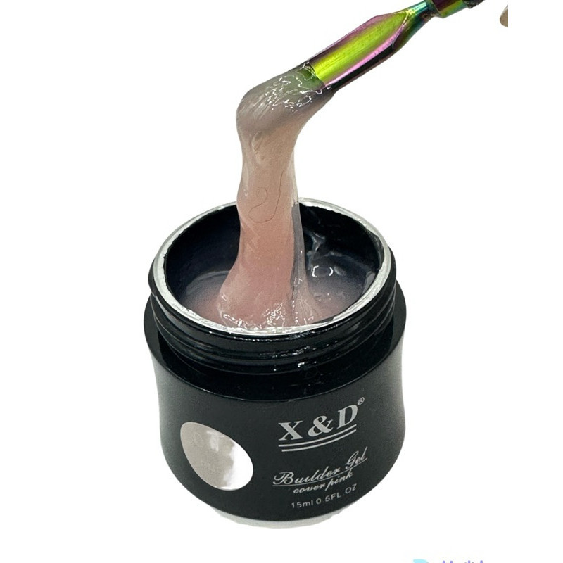 Gel De Unha X&D Builder Gel Hard Cover X&D em Oferta na Shopee