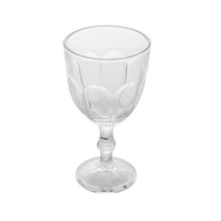 6 Taças de Água Lyor Faces de Vidro 300ml