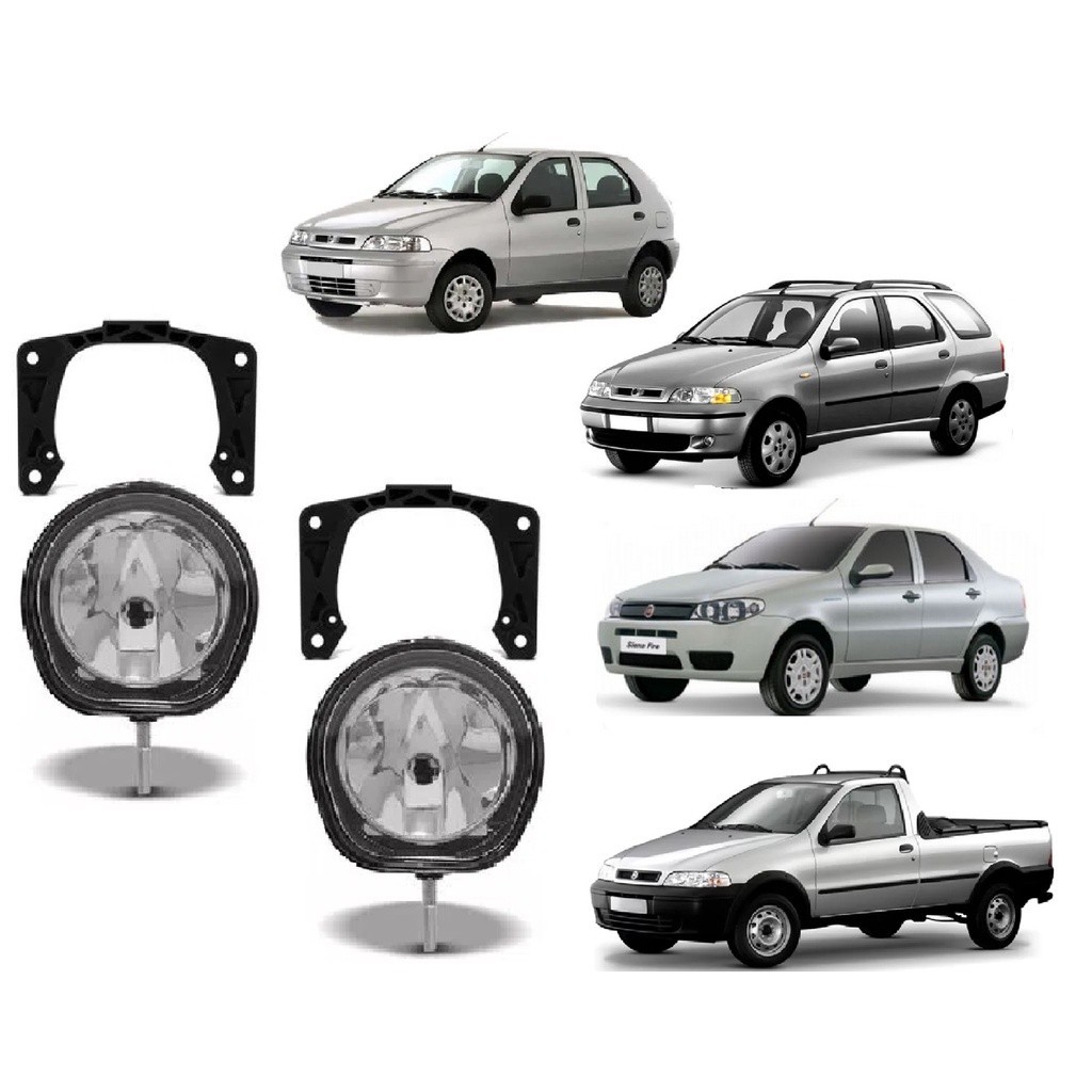 Par Farol Milha Palio Strada Weekend Siena G2 G3 Bravo Idea