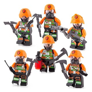 Unidade Boneco Articulado Sortido Block Heroes Missão Bombeiros - Polibrinq BL595 em Oferta na Shopee