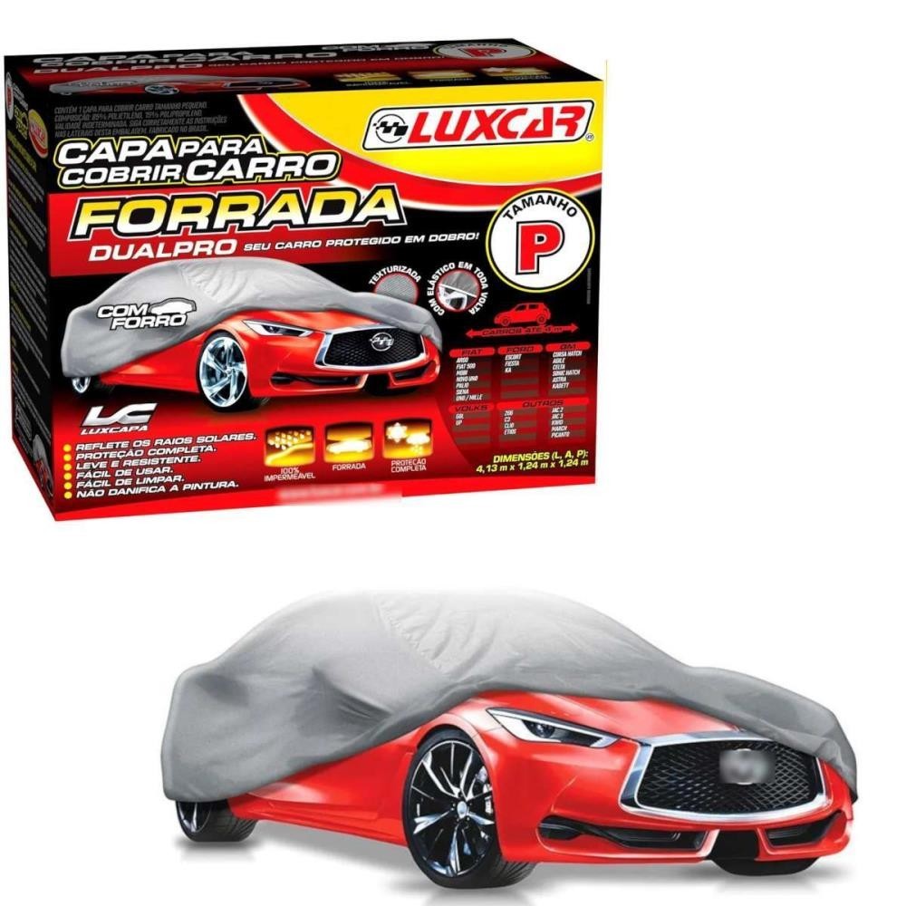 Capa Para Cobrir Carro Forrada Dualpro Tamanho P Luxcar