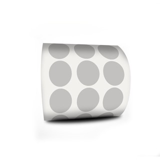 Etiquetas Adesivas Bolinha 2Cm 1000 Etiquetas Cinza em Oferta na Shopee