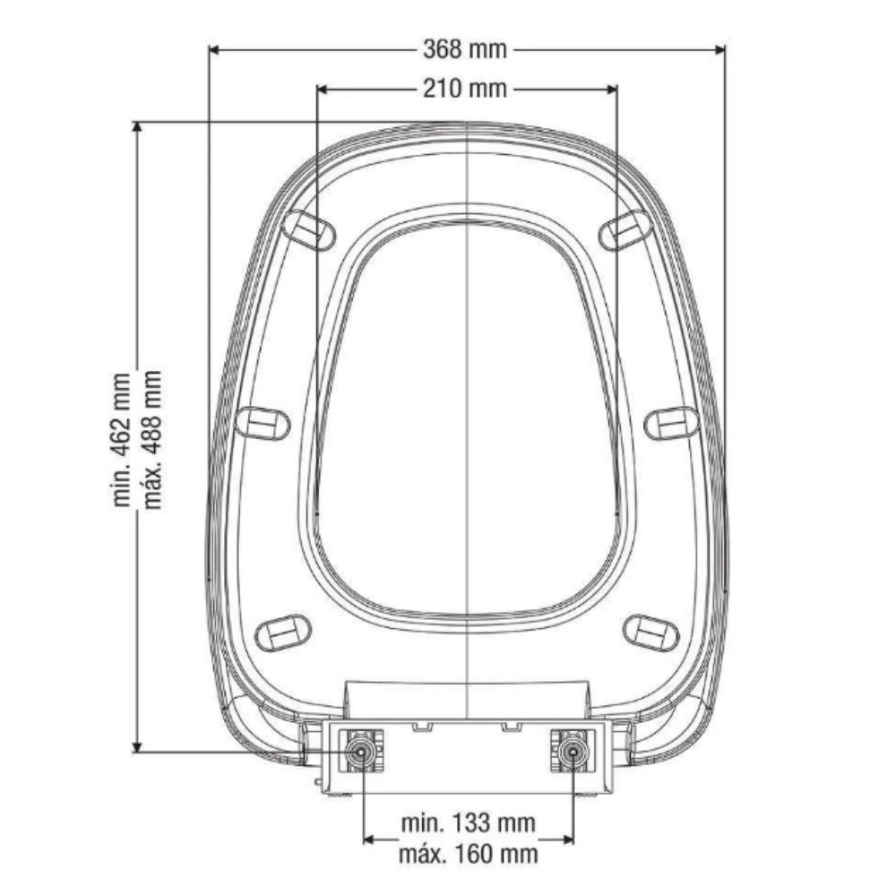 Assento Sanitário com Soft Close Fechamento Suave Carrara Branco - Censi Original — imagem 2 de 2