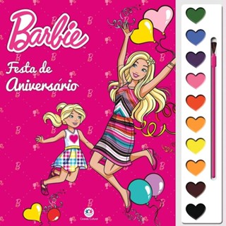 Barbie Aquarela Festa de Aniversário - Ciranda Cultural em Oferta na Shopee