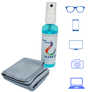 KIT 1 LIMPA TELAS 120ML + 5 FLANELA POLIESTER MULTIUSO em Oferta na Shopee
