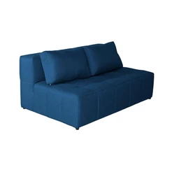 Sofá 2 Lugares Modular Soho Linho Azul Marinho