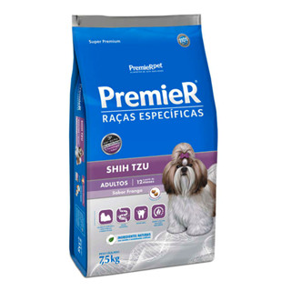 Ração Premier Raças Específicas Shih Tzu Cães Adultos Frango 7,5kg em Oferta na Shopee