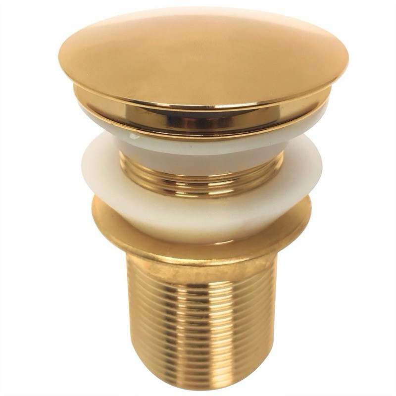 Válvula Ralo Click Up Inteligente Em Metal Inox Dourado/Ouro Para Banheiro Feda Cheiro 1/4 em Oferta na Shopee