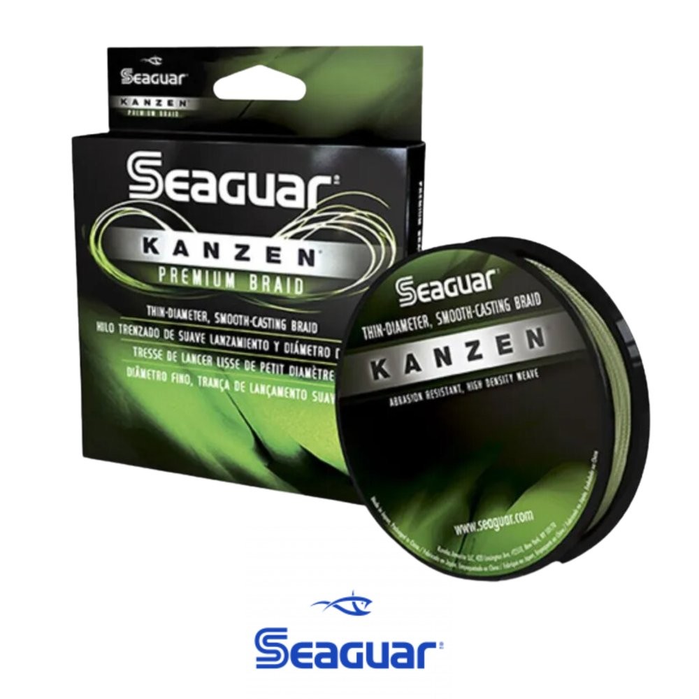 Linha Multifilamento Seaguar Kanzen Premium Braid -  Verde 137m 30lb - 13,6kg