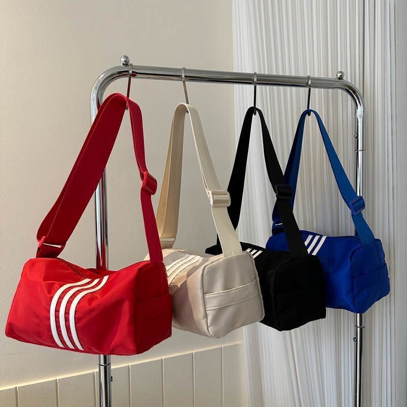 Bolsa Mensageiro Cilíndrica Esportiva Feminina Casual Leve Grande Capacidade
