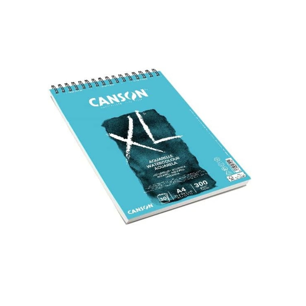 Detalhes do Bloco de Papel para Aquarela XL, A4, 30 folhas 300g - Canson