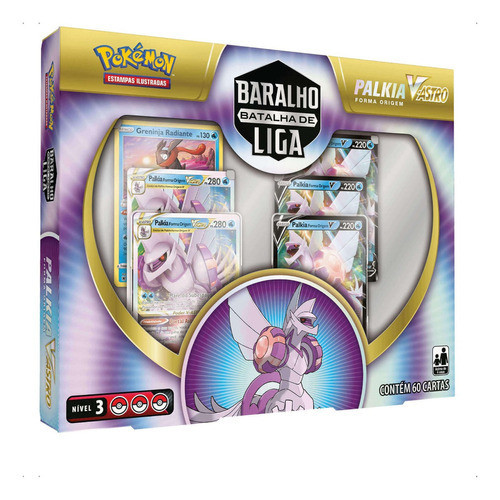 Deck Baralho Cartas Batalha De Liga Palkia Pokémon Tcg Copag