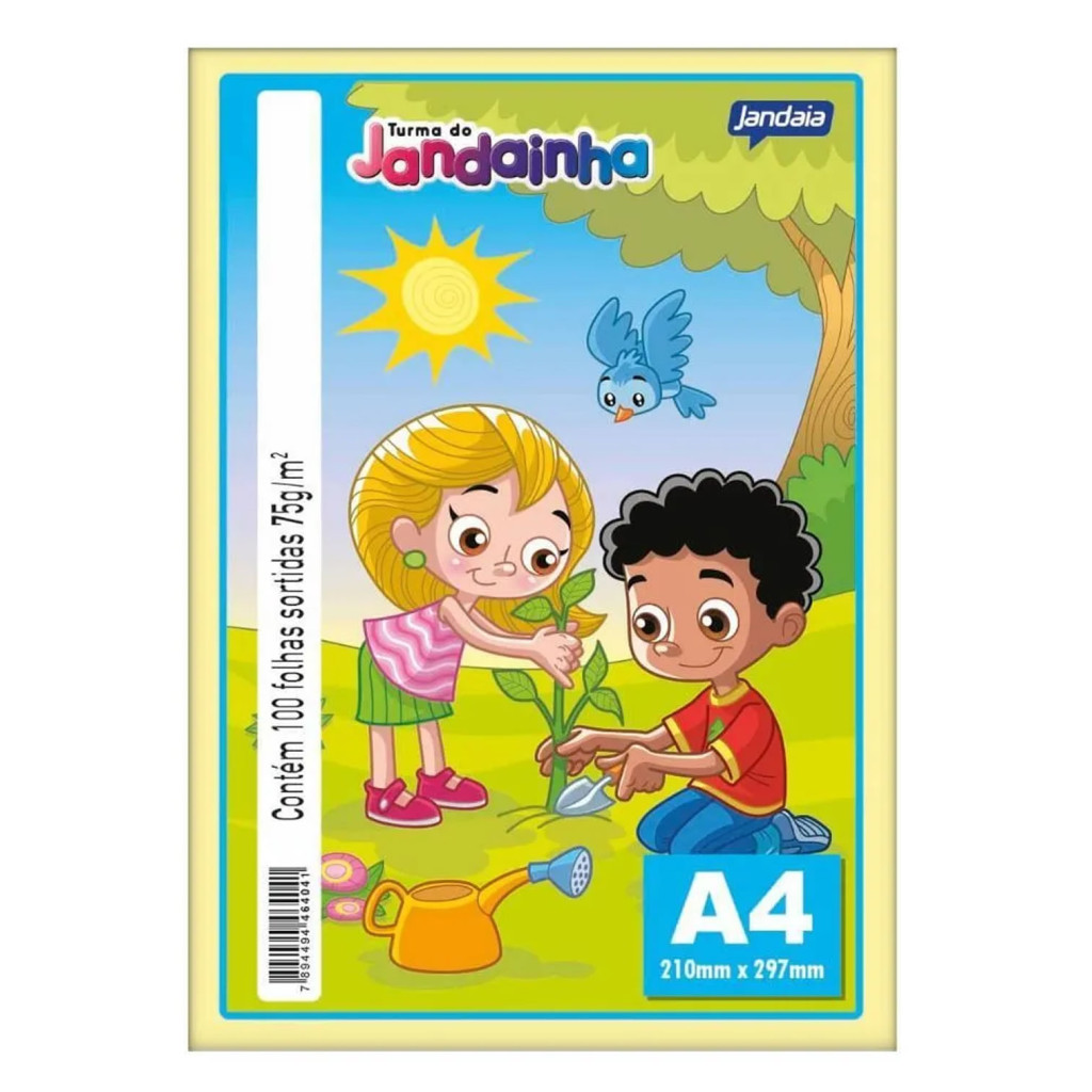 JANDAINHA SORTIDO 75G A4 C/100 FLS   57103A - Stationery