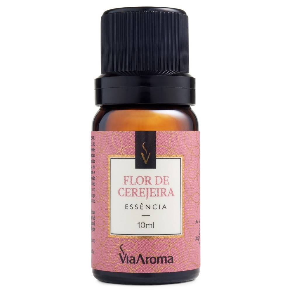 Essência Clássica Flor de Cerejeira 10ml Via Aroma para Aromatizador Elétrico