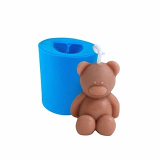 Molde de Silicone Urso Liso 3D Para Fabricação de Velas e Sabonetes Artesanais. em Oferta na Shopee