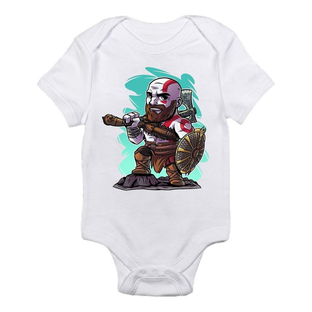 Body Bebê Kratos Chibi God Of War Videojuego Playstation