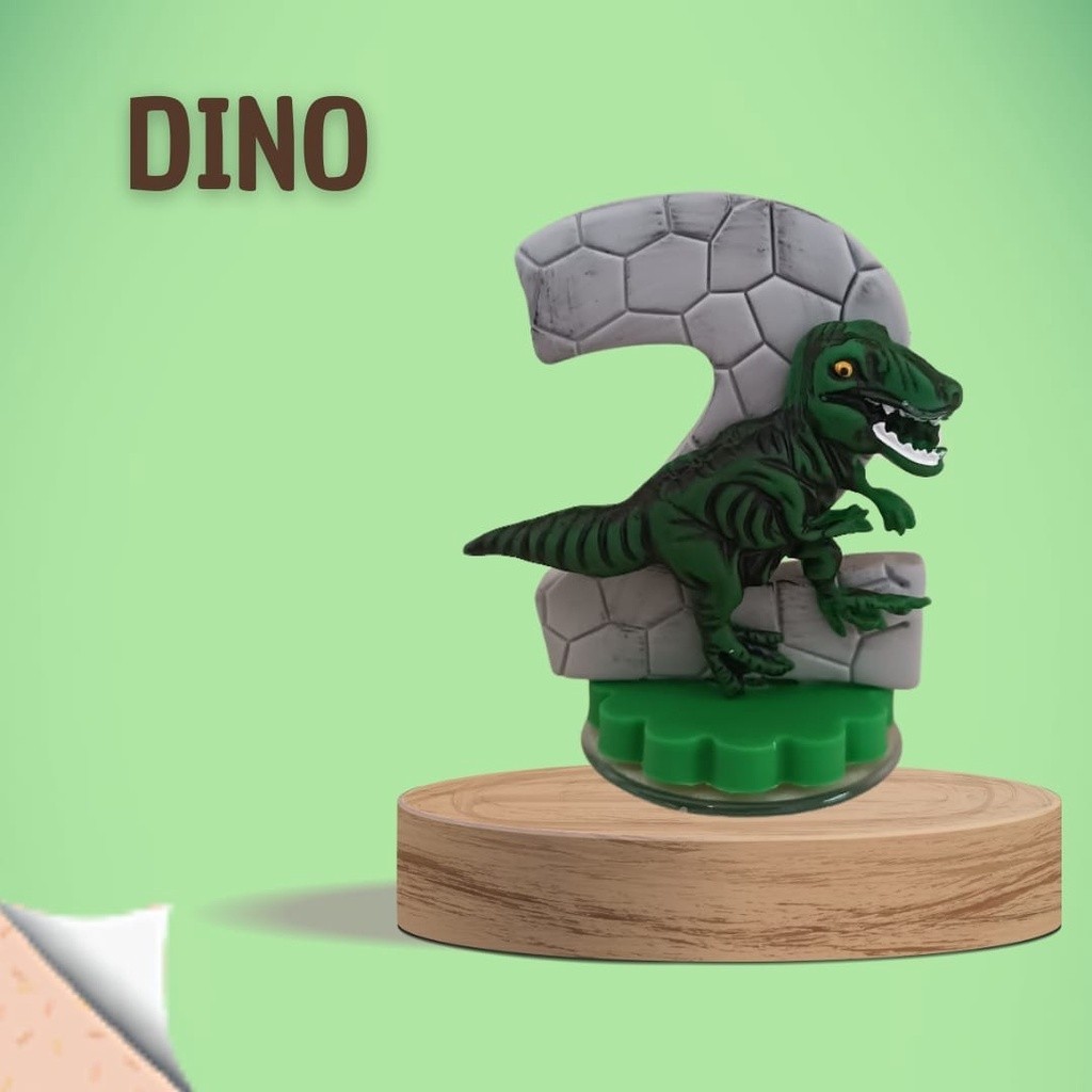 Vela Dinossauro para Bolo e Festas Vela Temática Com Pavio Mágico em Oferta na Shopee