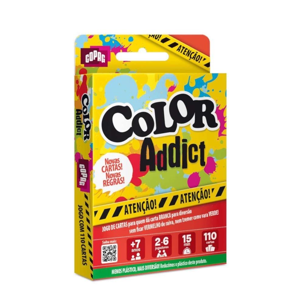 Jogo de Cartas Color Addict - Diversão em Família